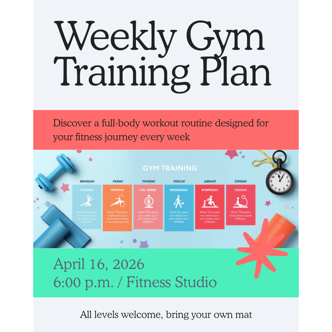 週3回トレーニングスケジュール