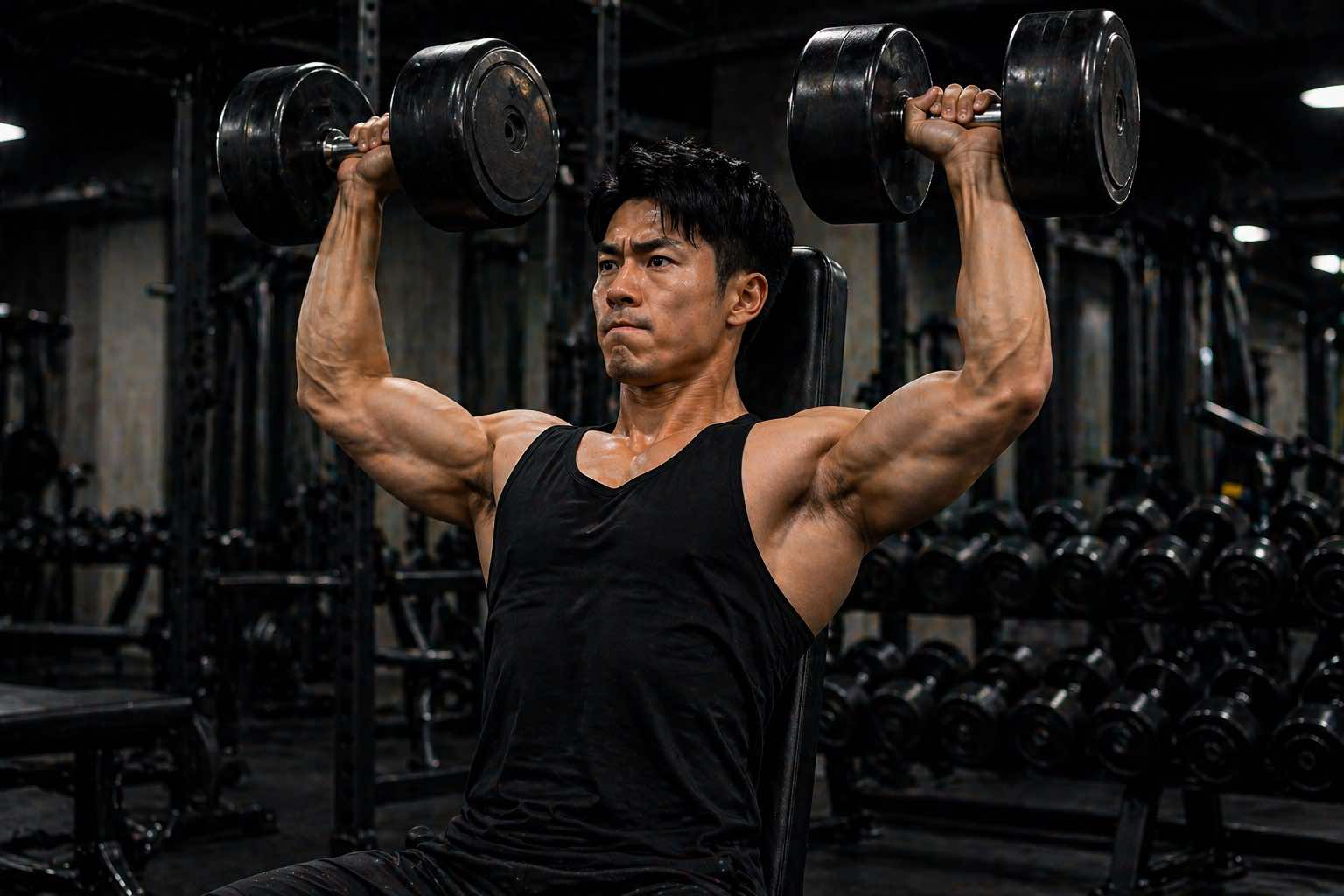 サイドレイズで三角筋中部を鍛える