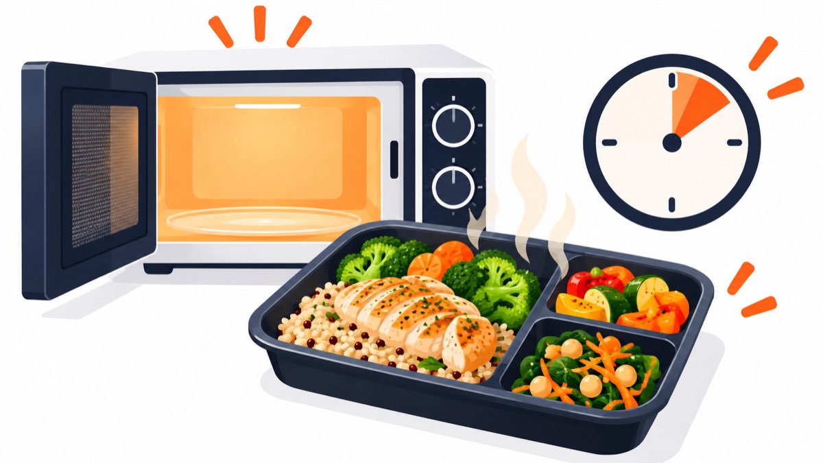 レンジで完結する時短イメージ